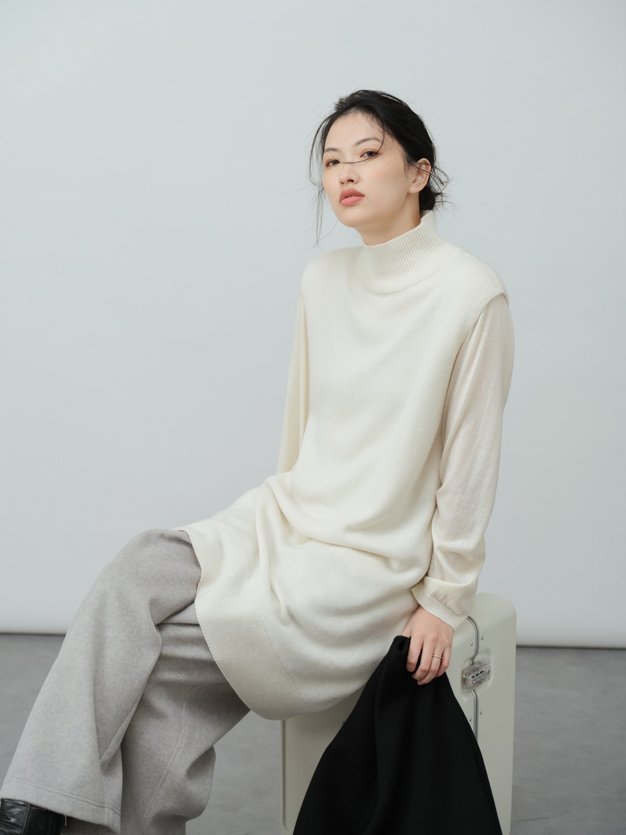 通勤ストレートパンツ