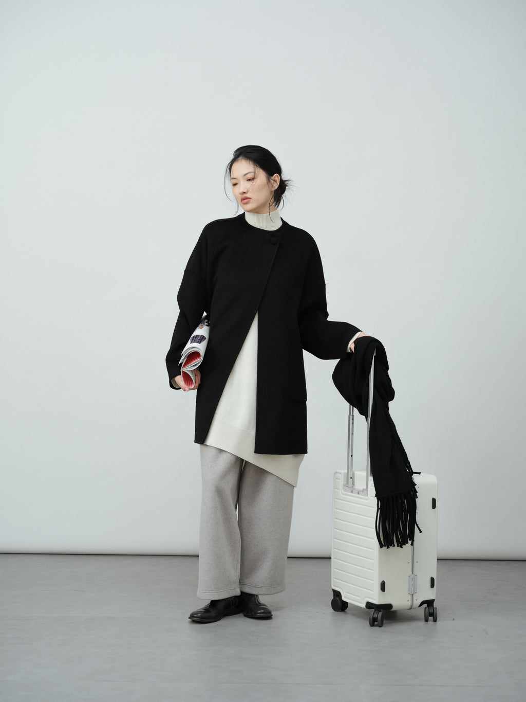 ノースリーブハイネックベスト