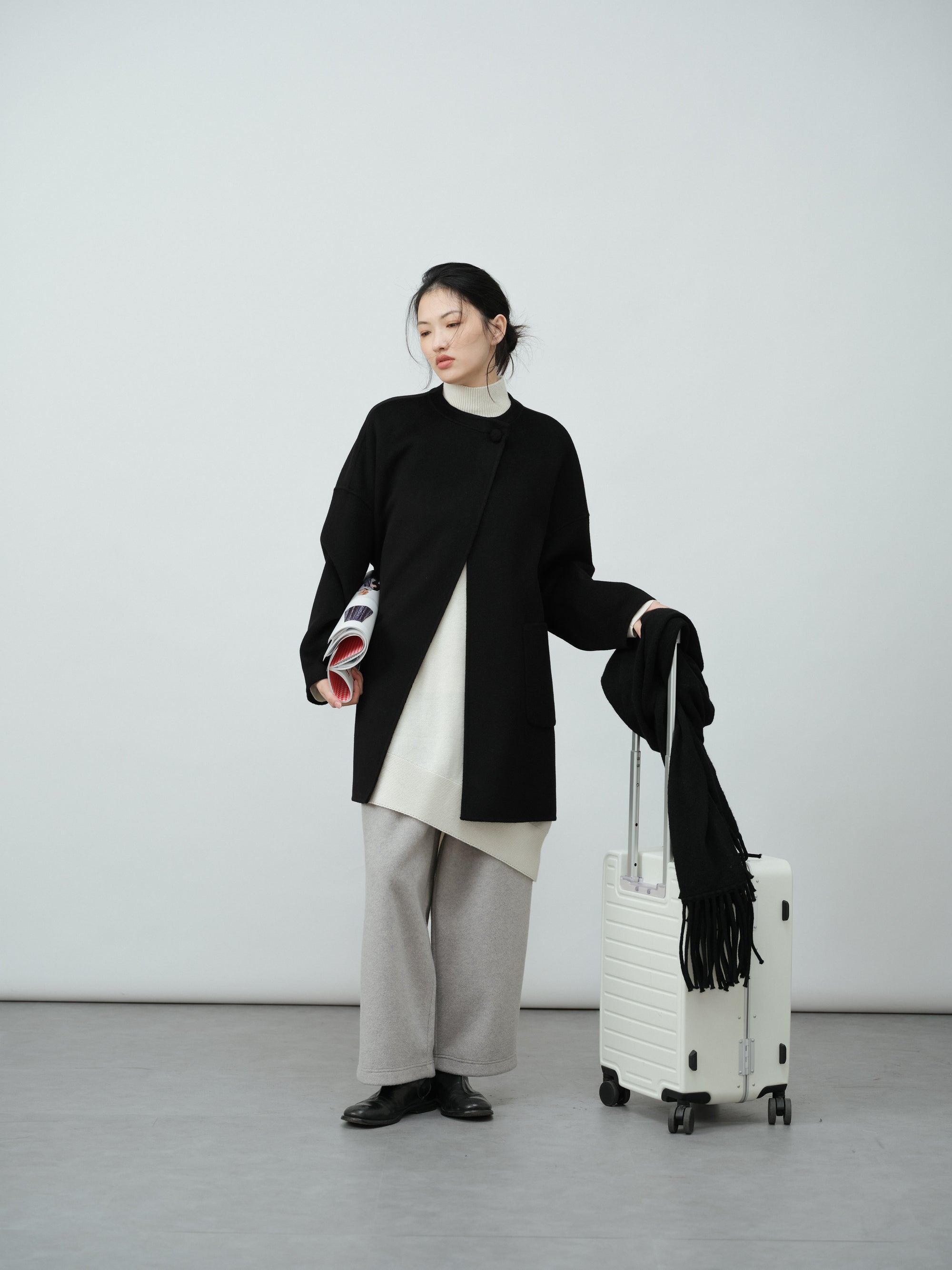 ノースリーブハイネックベスト