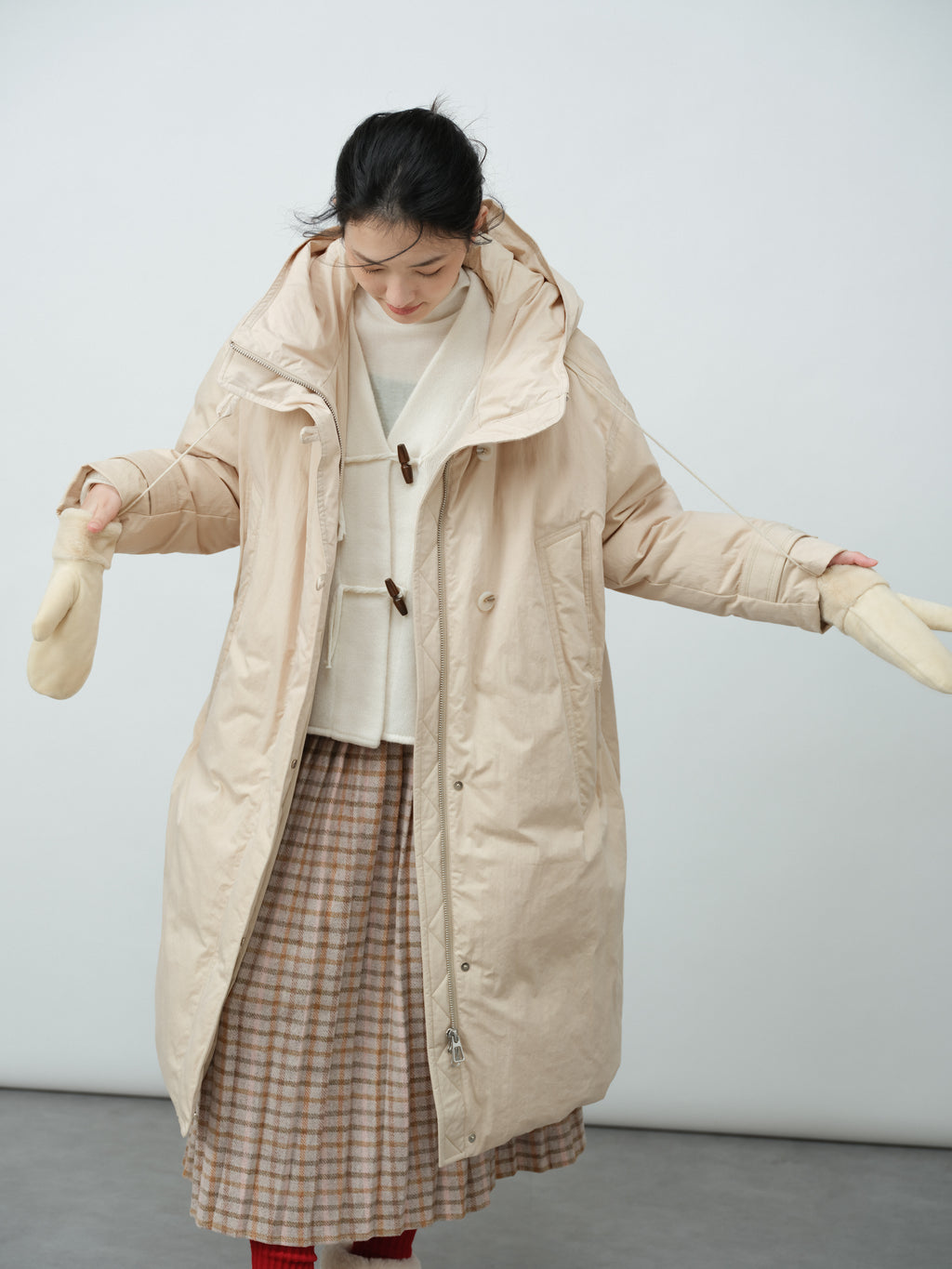 ロングフードダウン