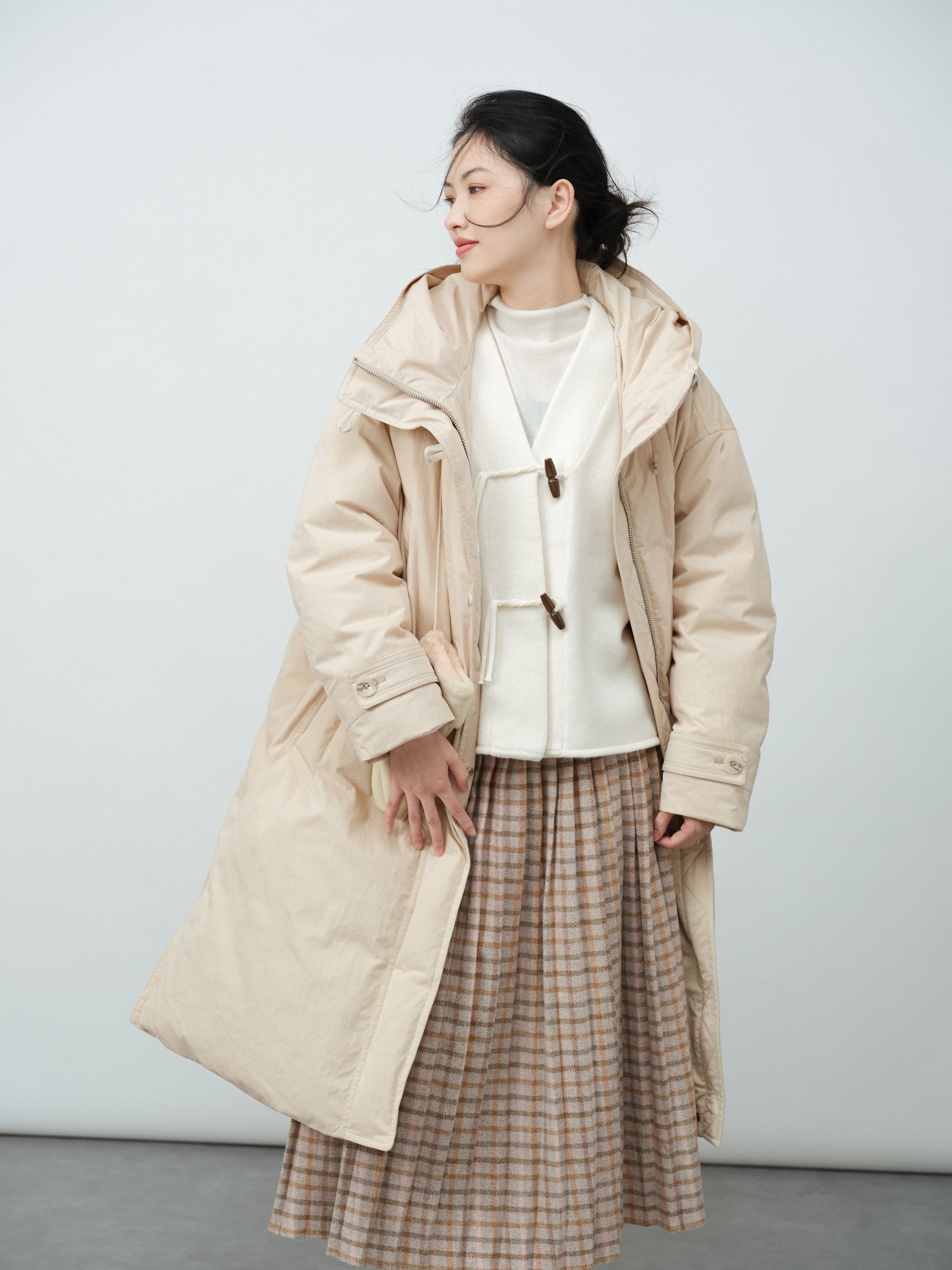 ウールプリーツスカート