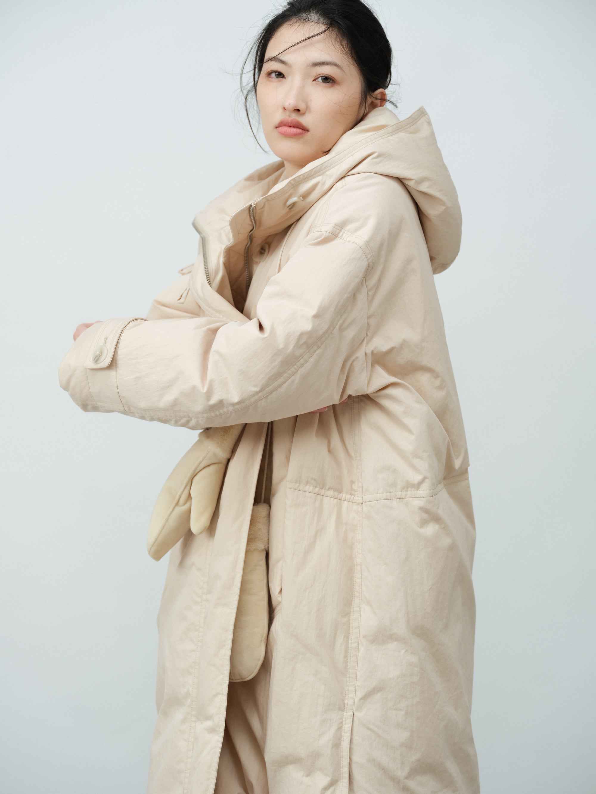 ロングフードダウン