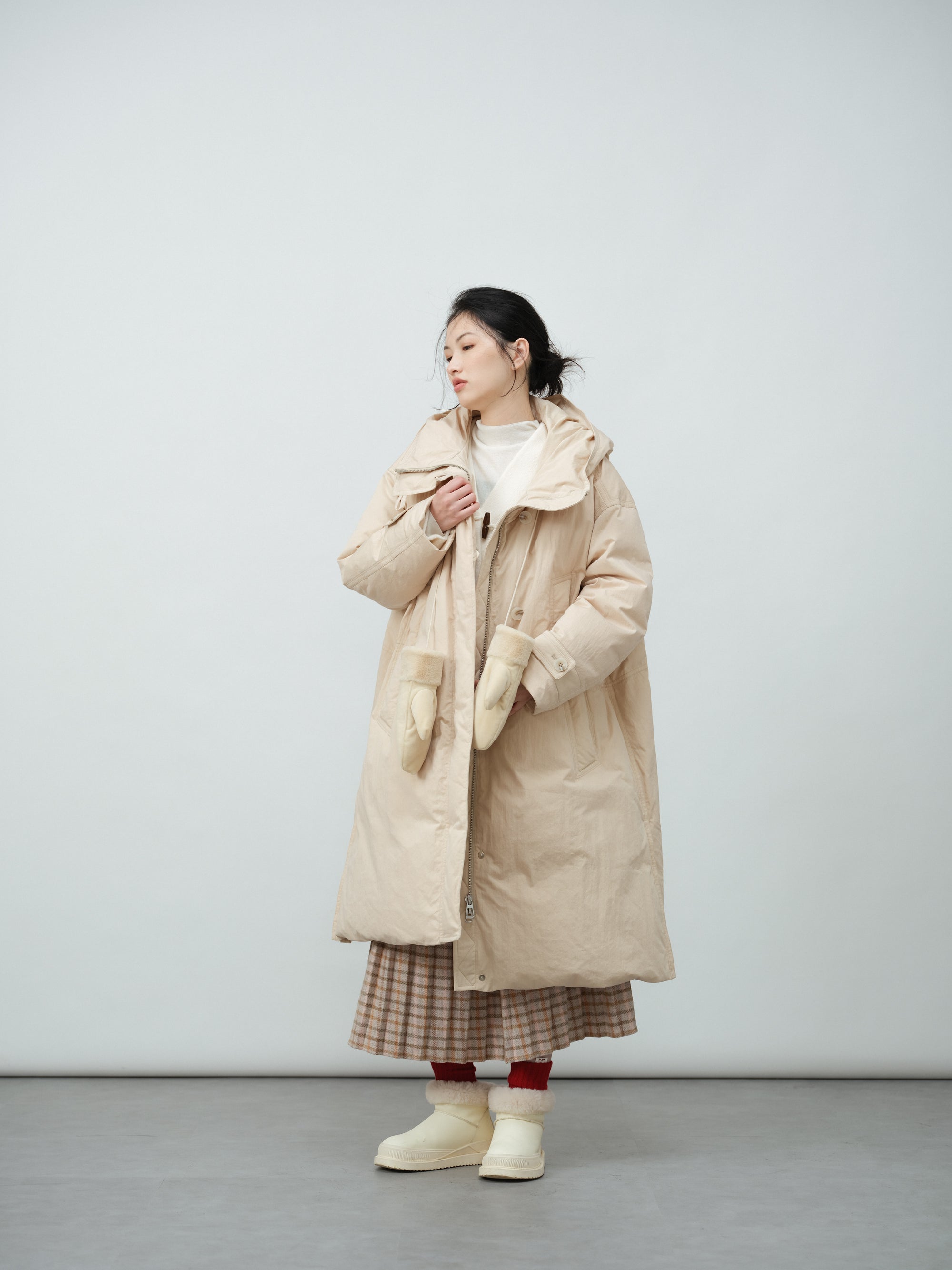 ロングフードダウン