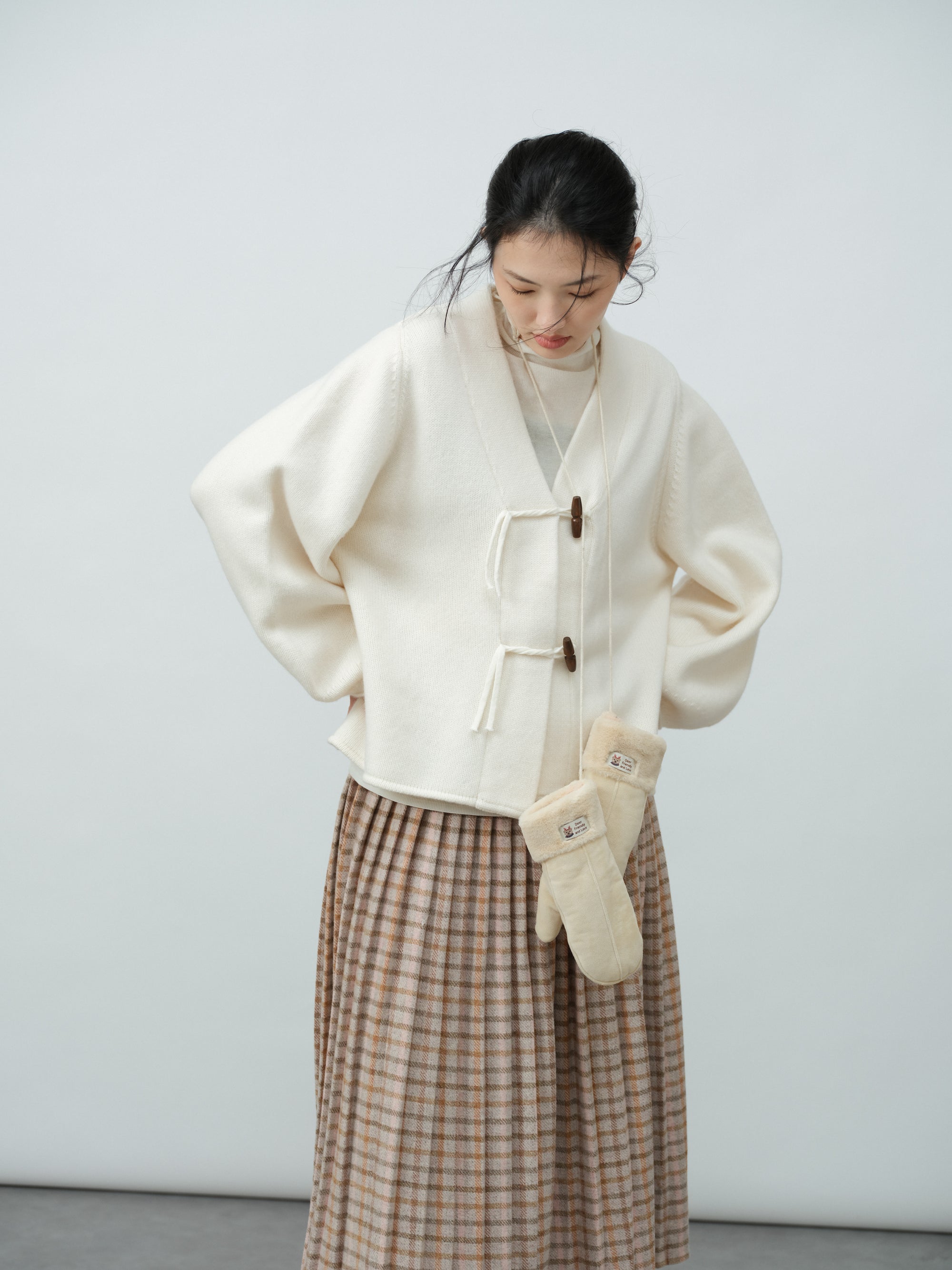 ウールプリーツスカート