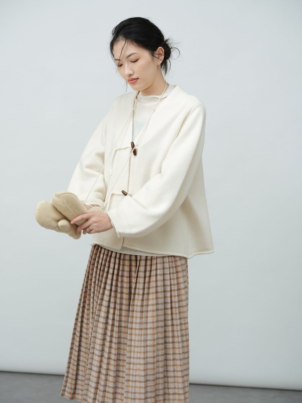 ウールプリーツスカート