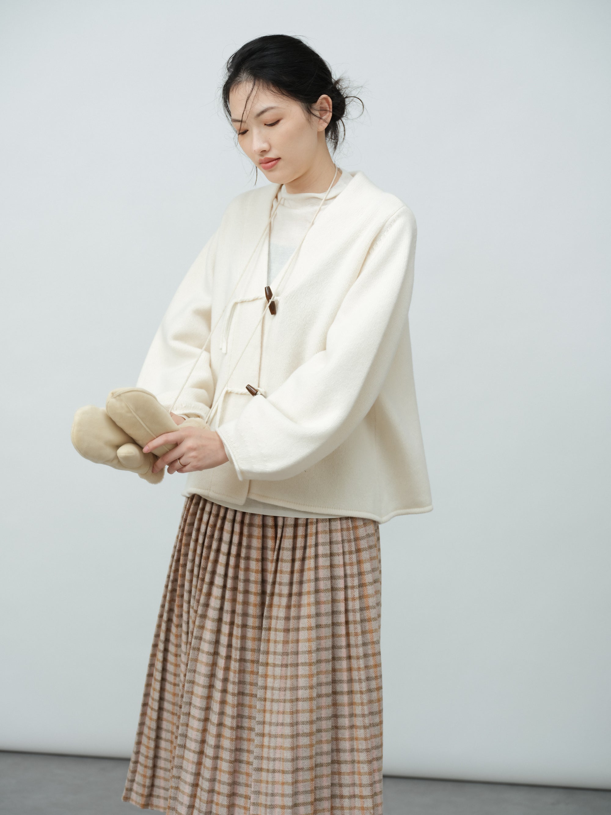 ウールプリーツスカート