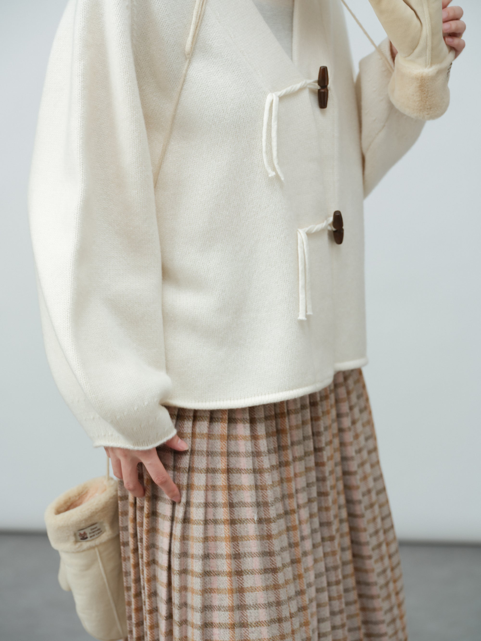 ウールプリーツスカート