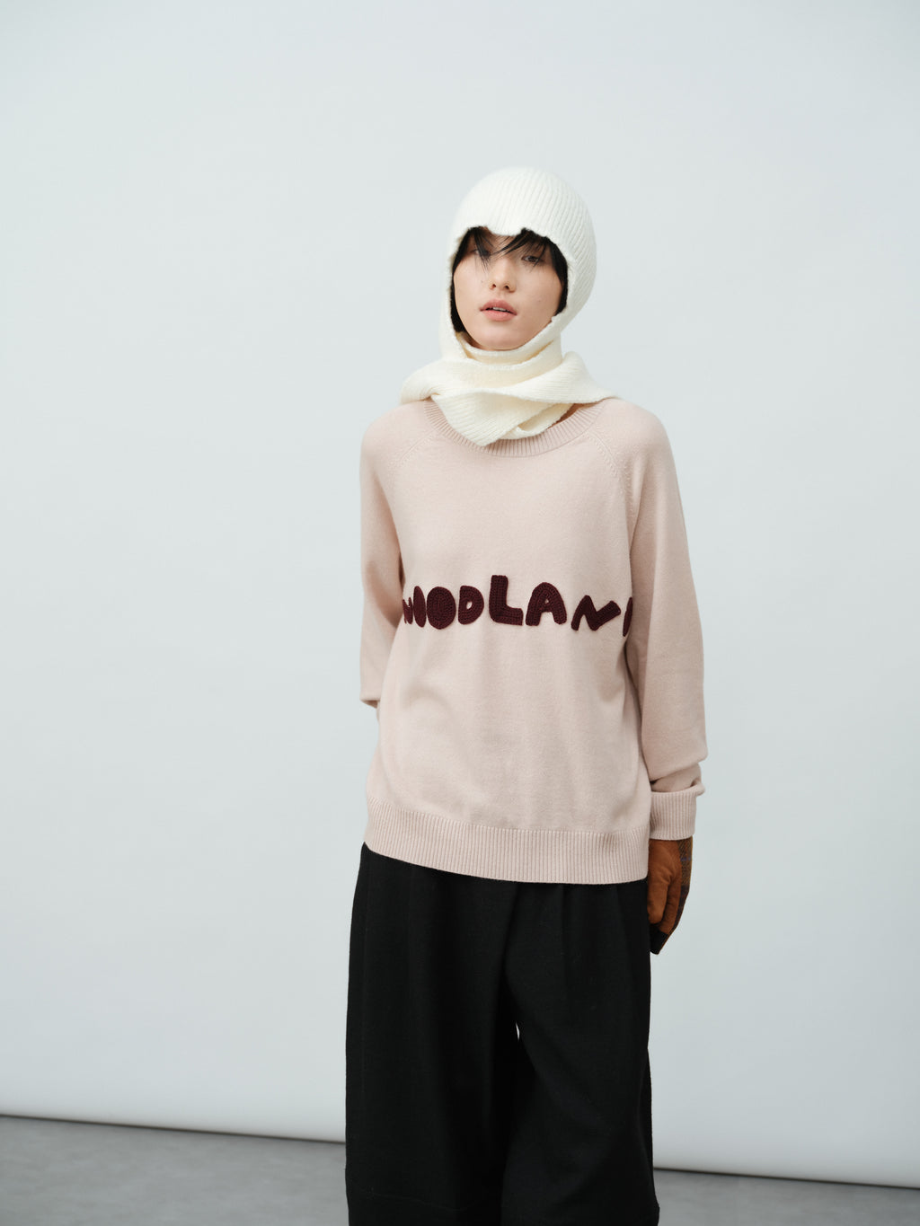 ウールワイドパンツ