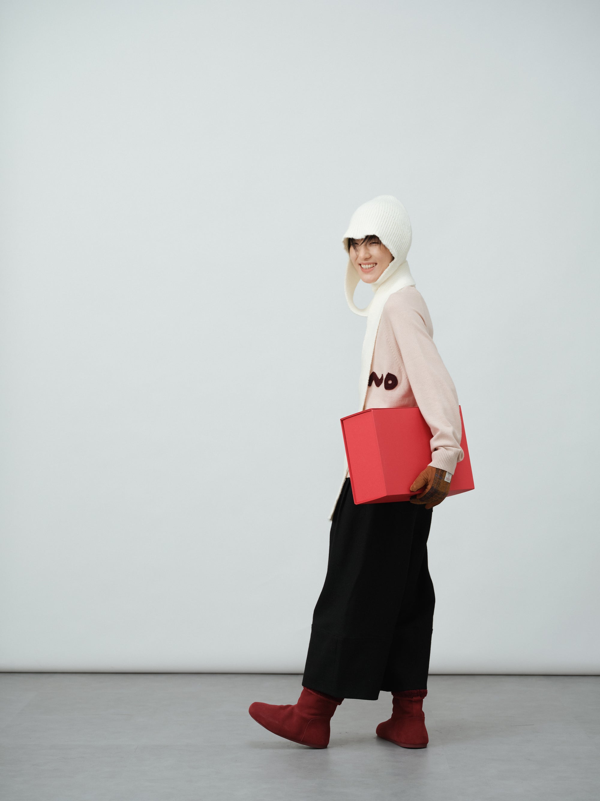 ウールワイドパンツ