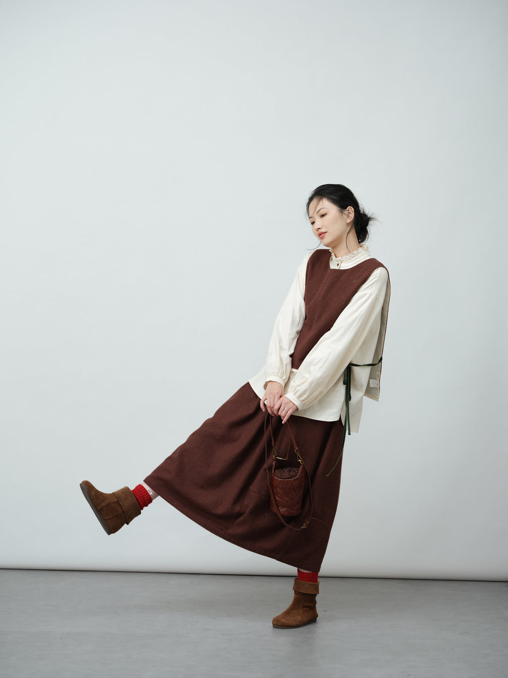 エッグシルエットスカート