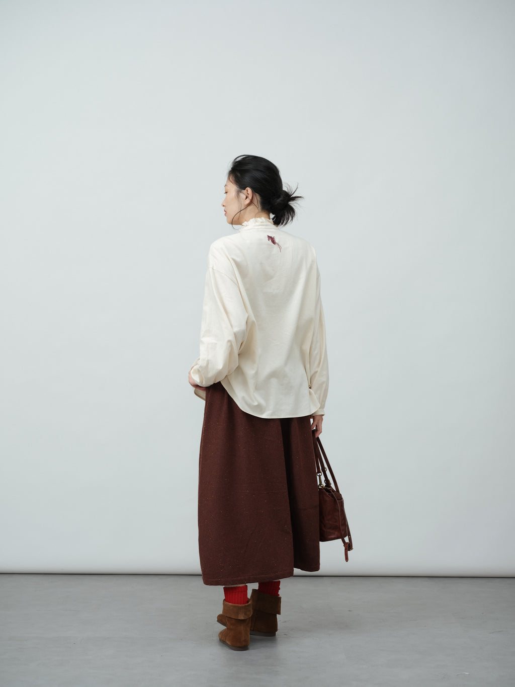 エッグシルエットスカート