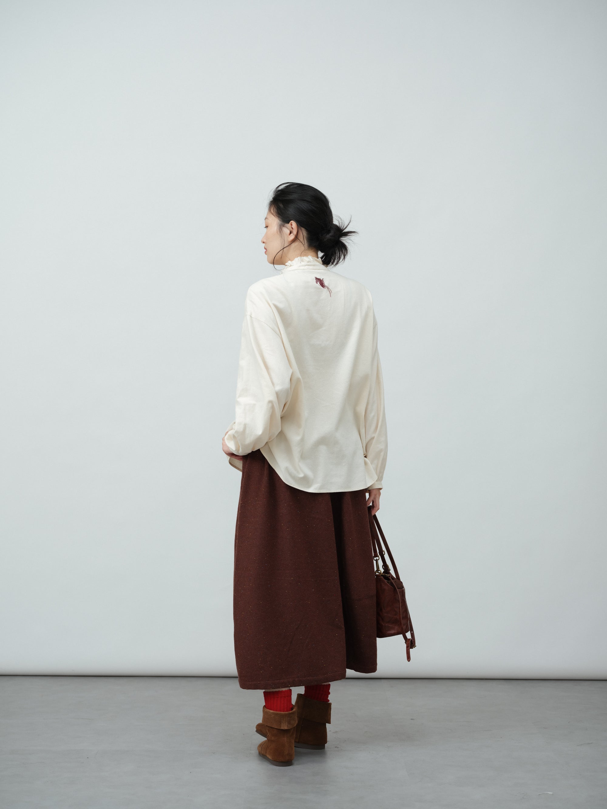 エッグシルエットスカート