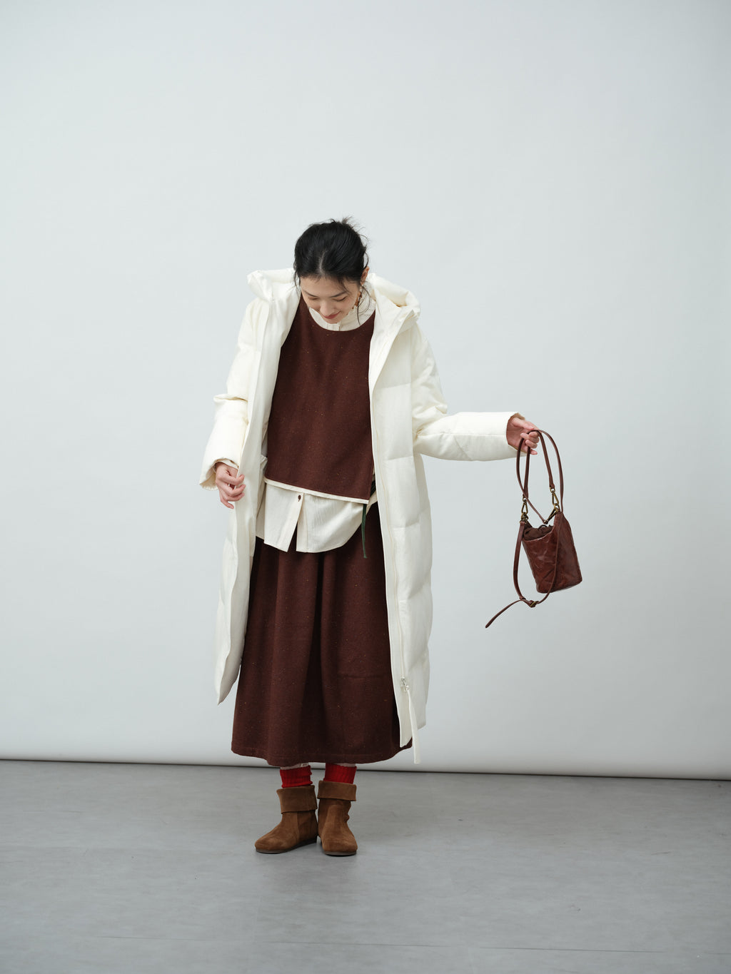 エッグシルエットスカート