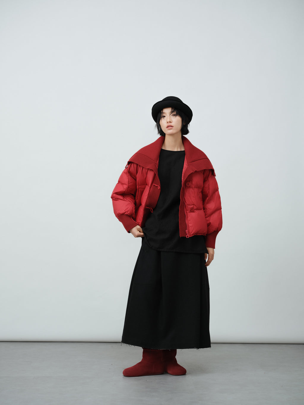 ニットコンビダウン