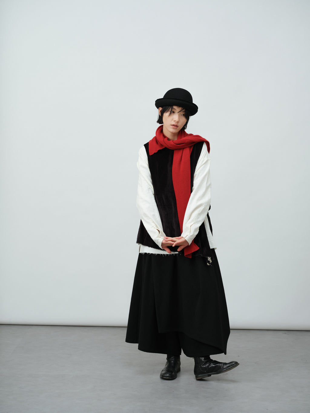 立体裁断スカンツ