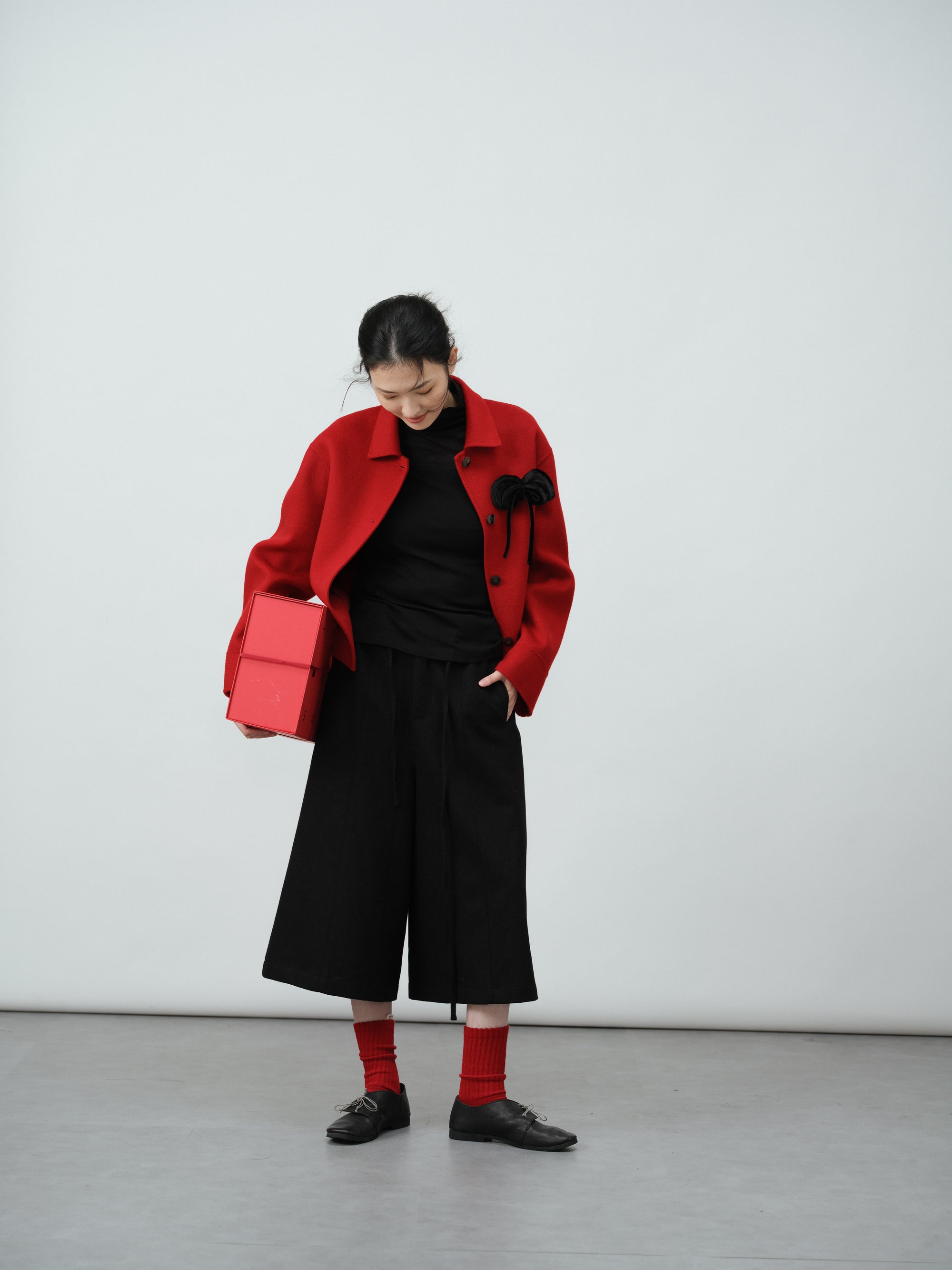 立体裁断スカンツ