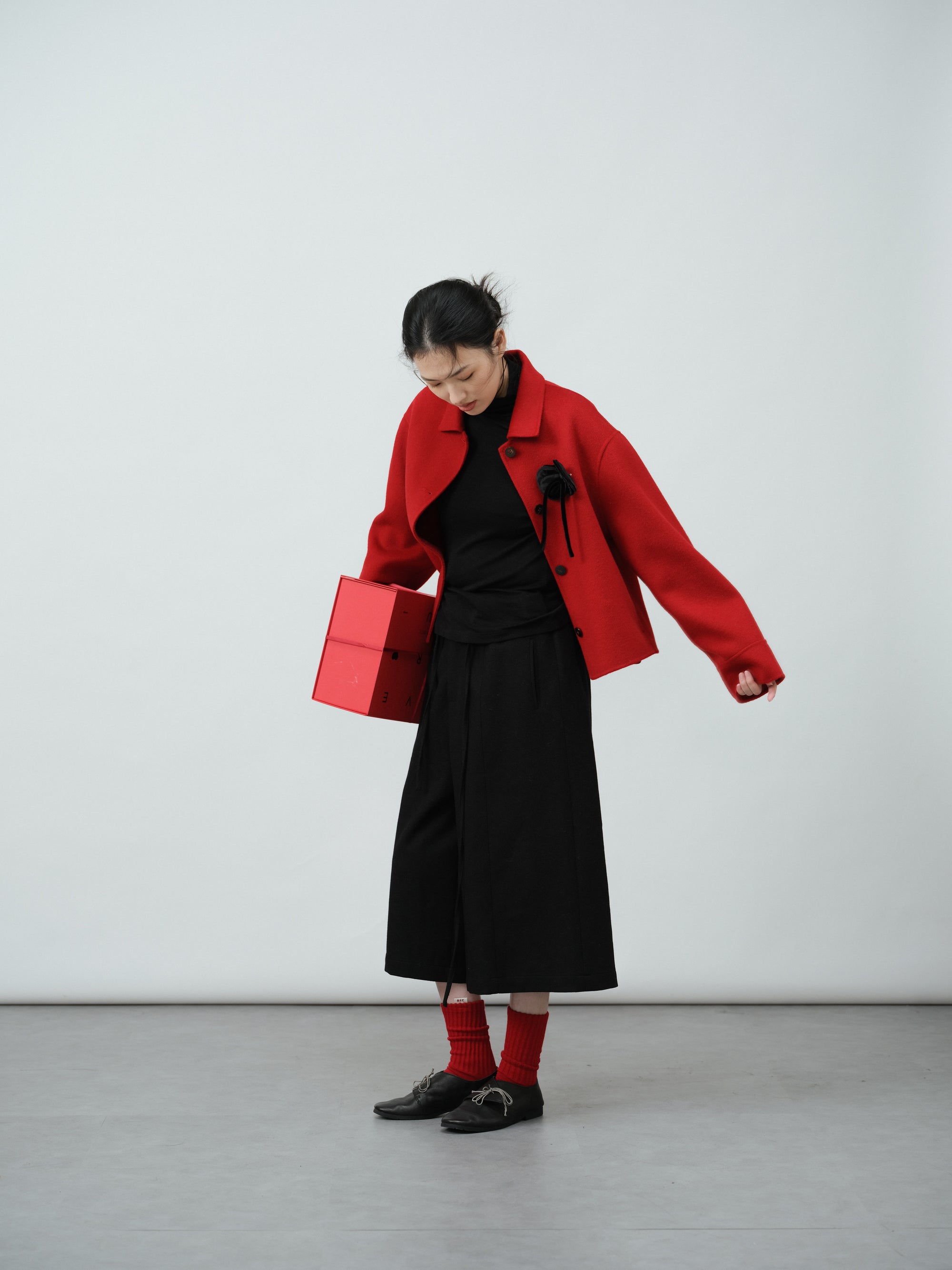 立体裁断スカンツ