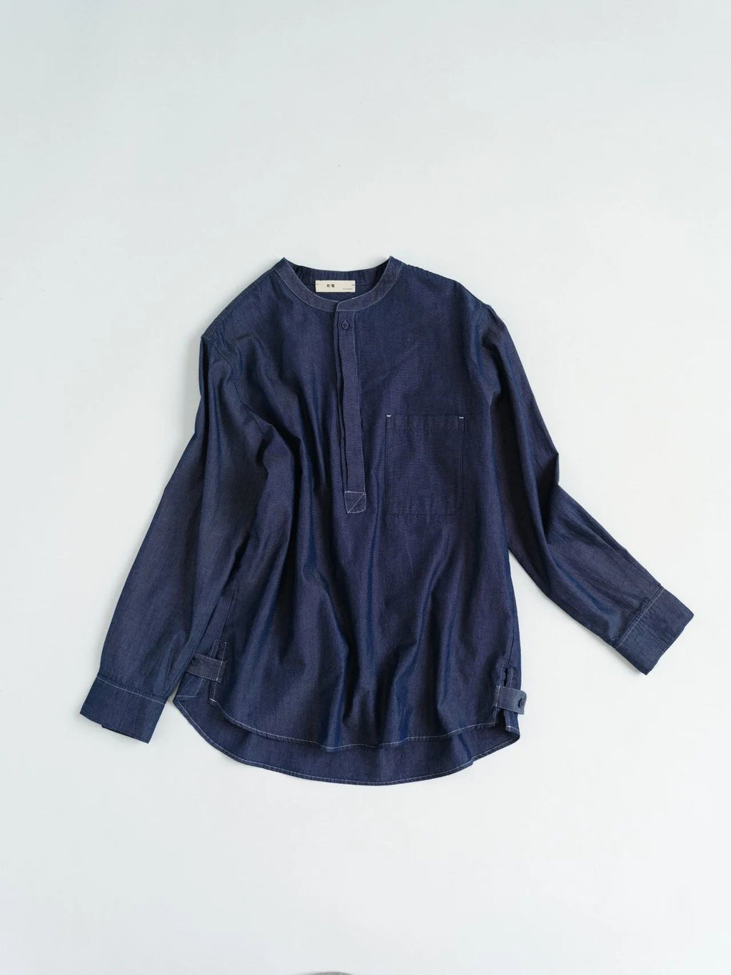 日系ベーシックデニムシャツ