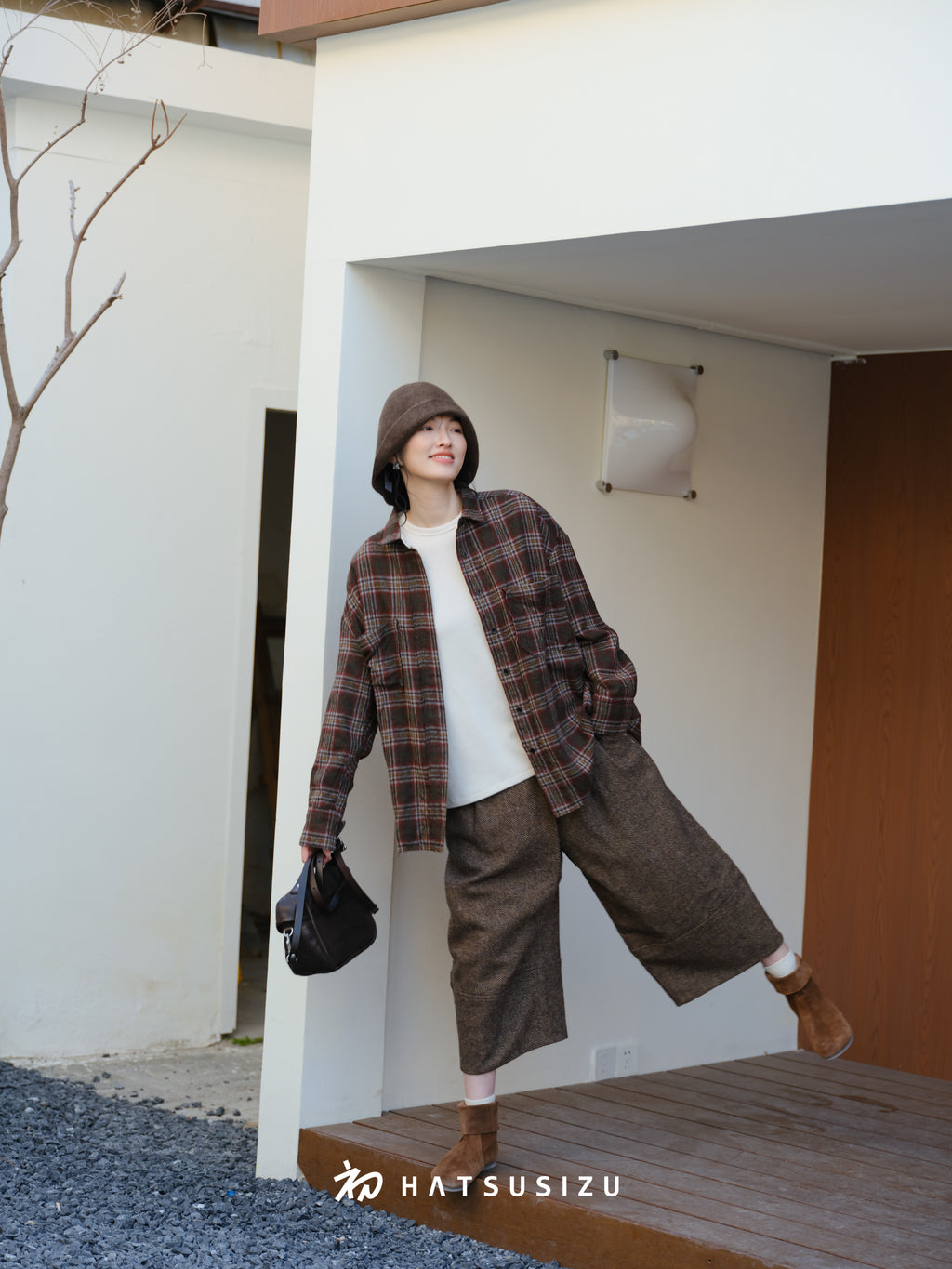 ウールワイドパンツ