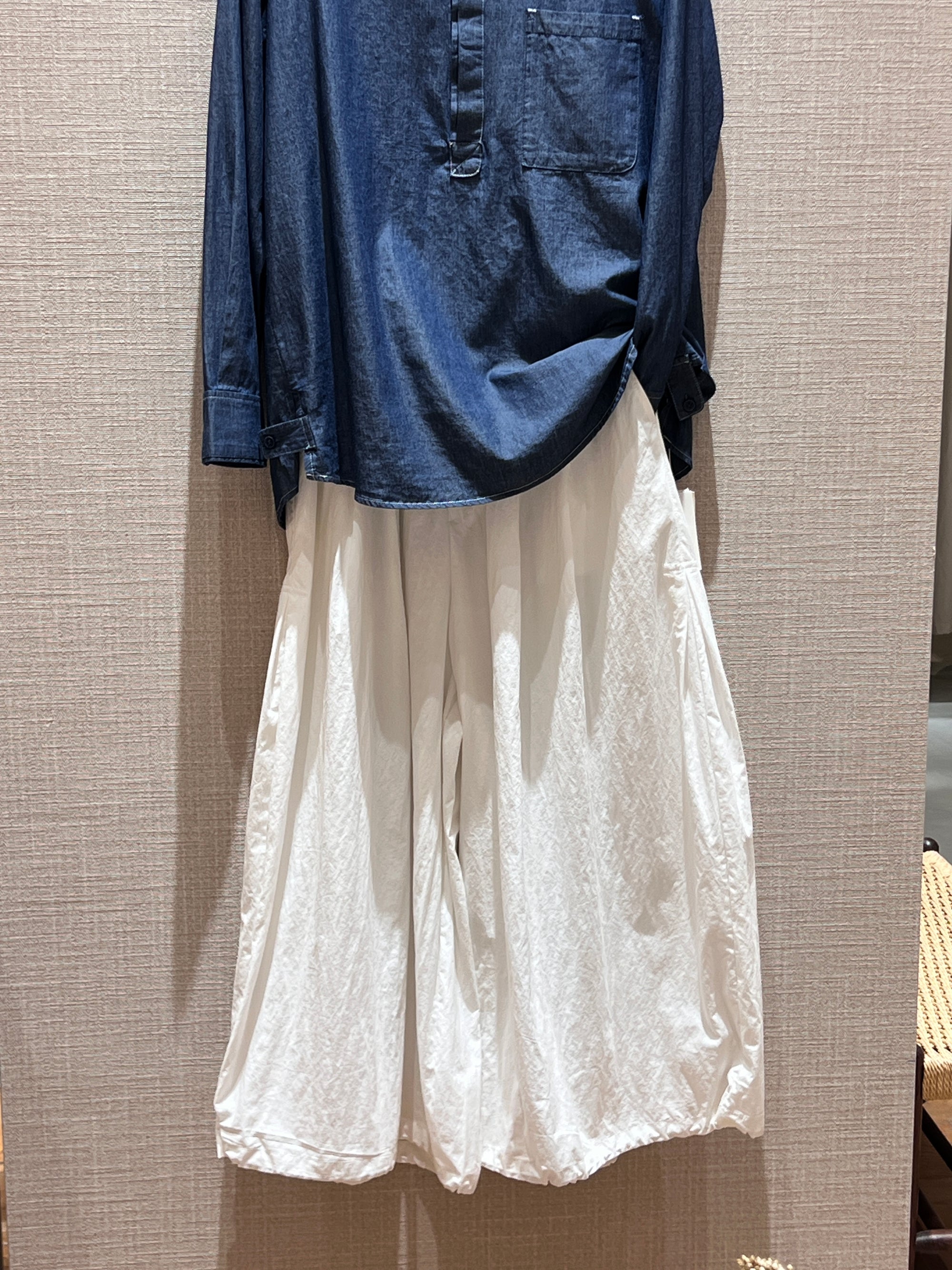 バルーンシルエットワイドパンツ
