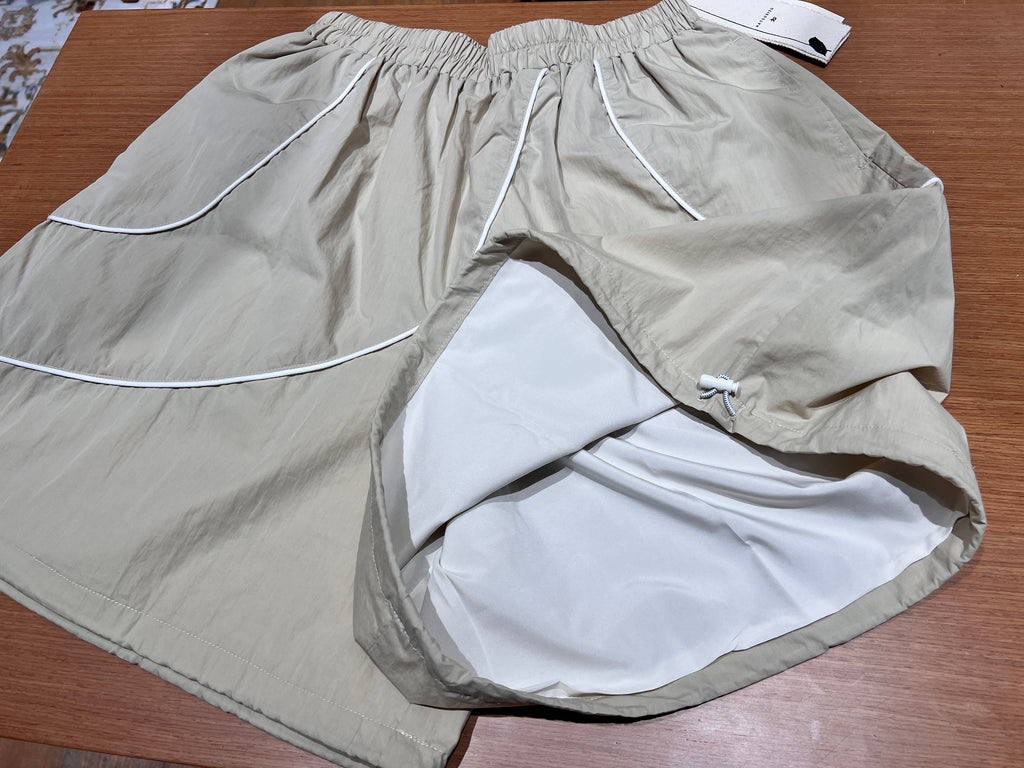 パイピングワイドショーツ