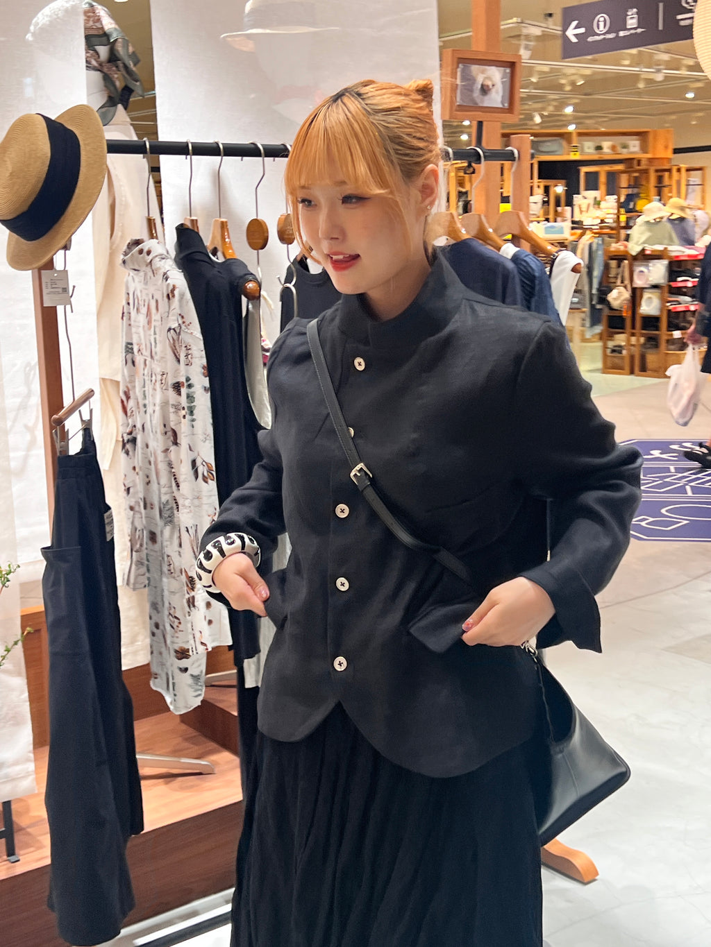 アーティスト風リネンジャケット