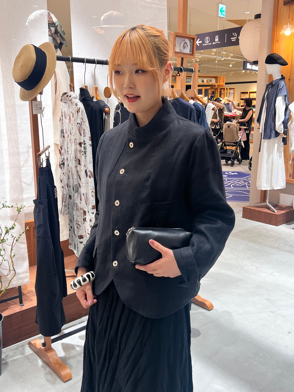 アーティスト風リネンジャケット