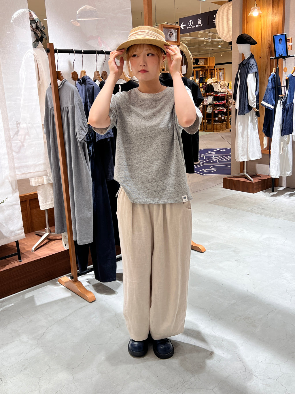 テクスチャーベーシック半袖Tシャツ