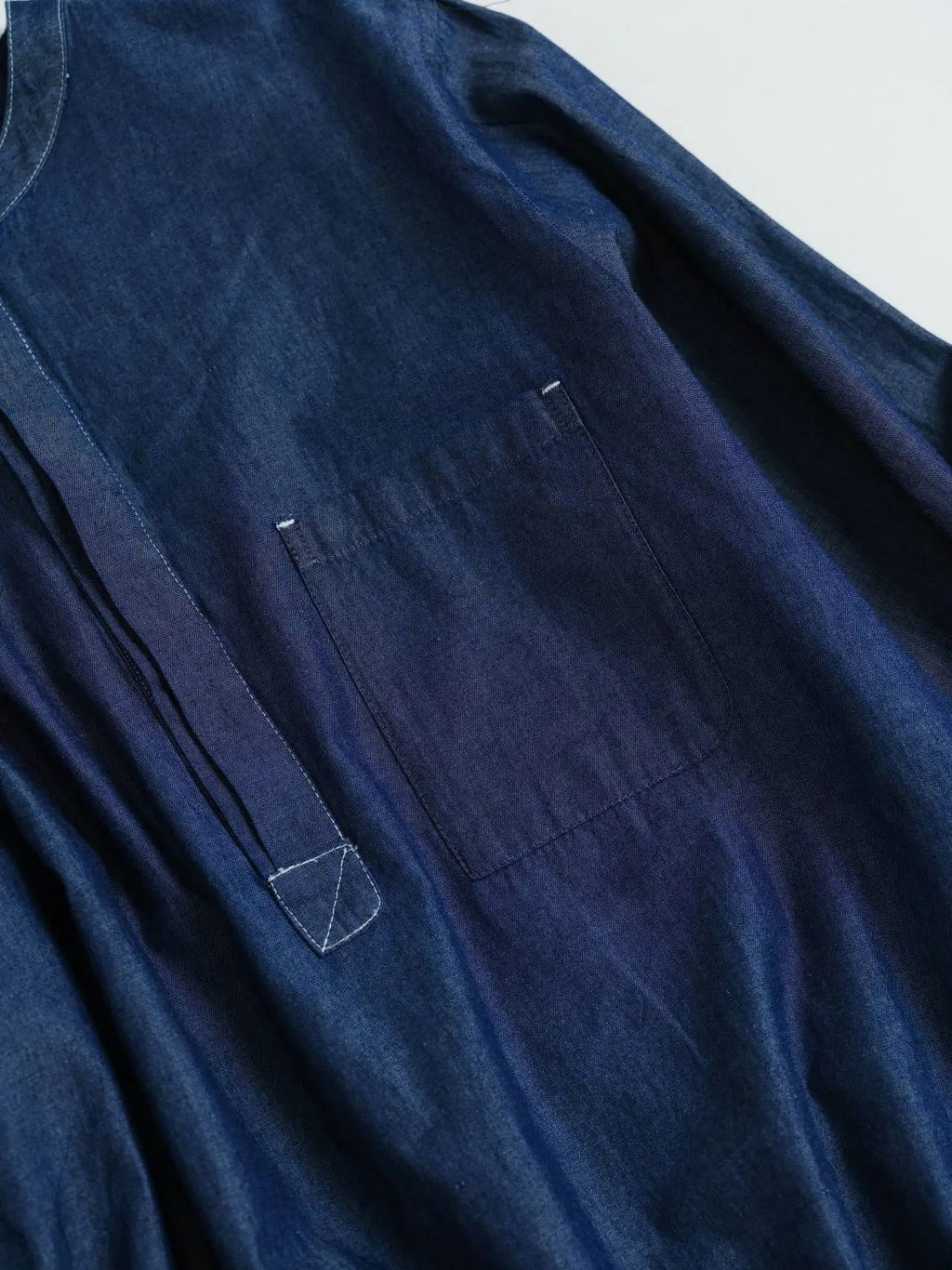 日系ベーシックデニムシャツ