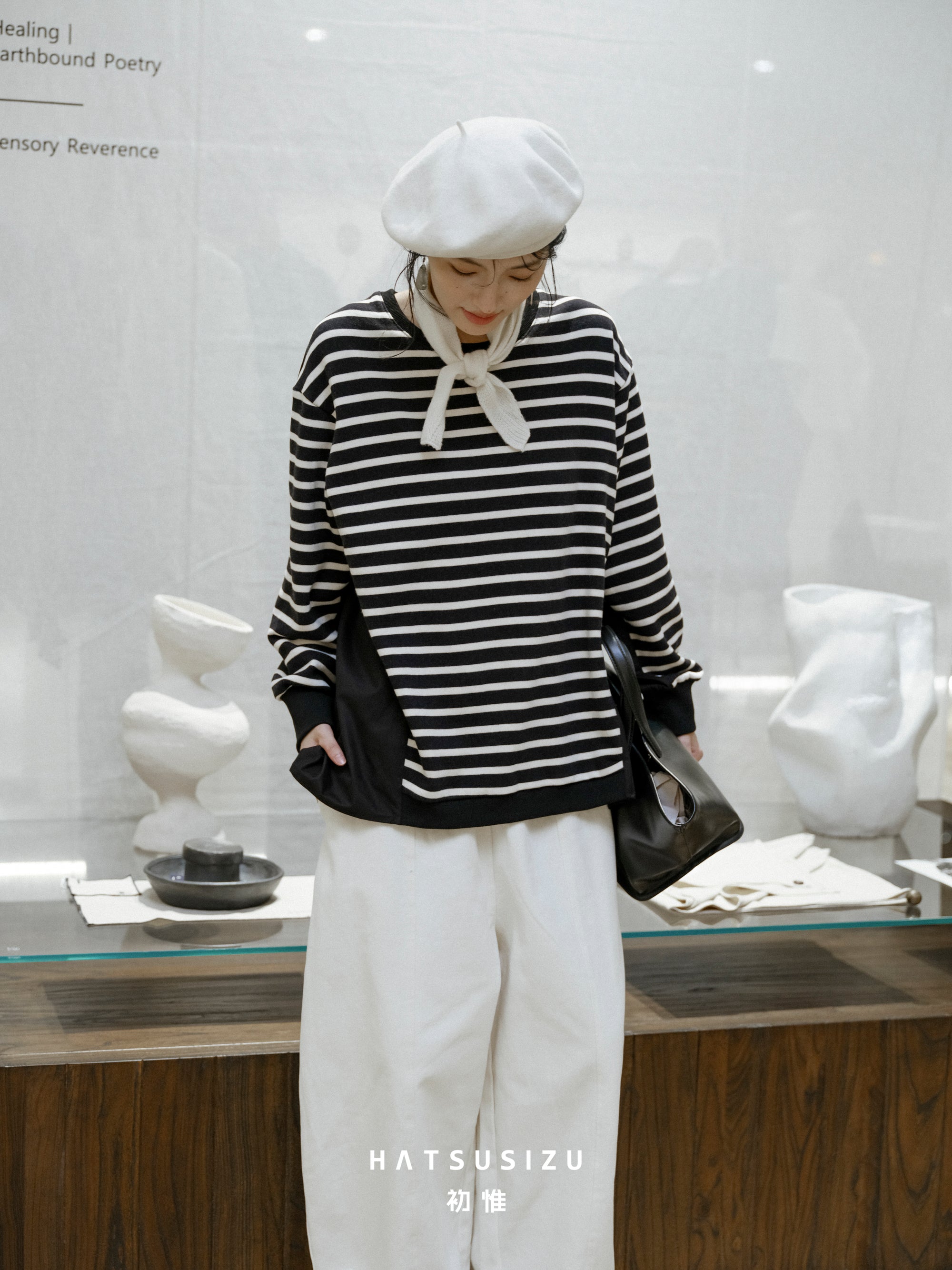 切替ボーダートップス