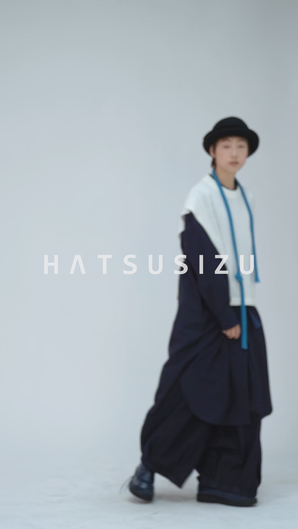 イタリアツートーンウールロングシャツ