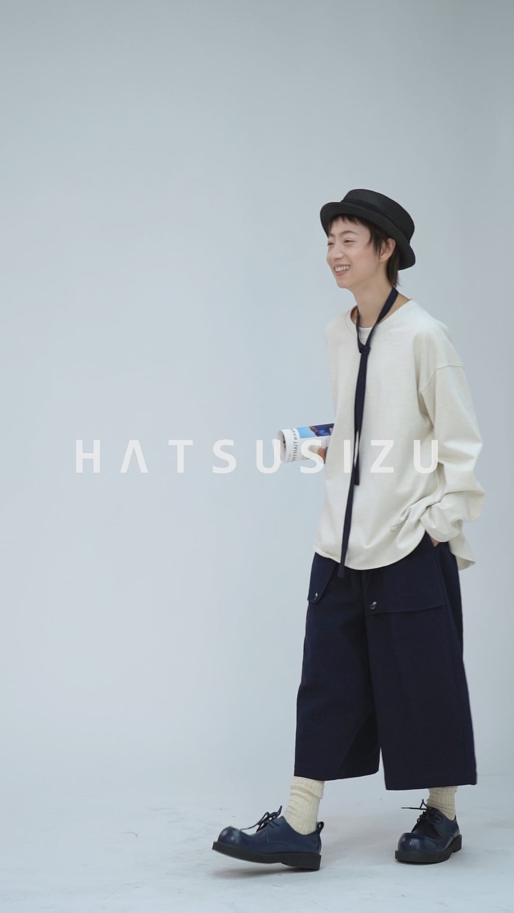 クルーネックカジュアルスウェット