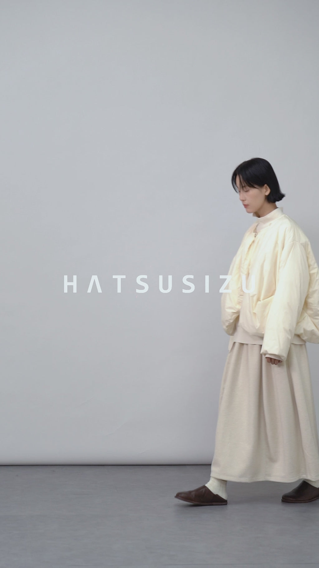 アセテートウールスカート