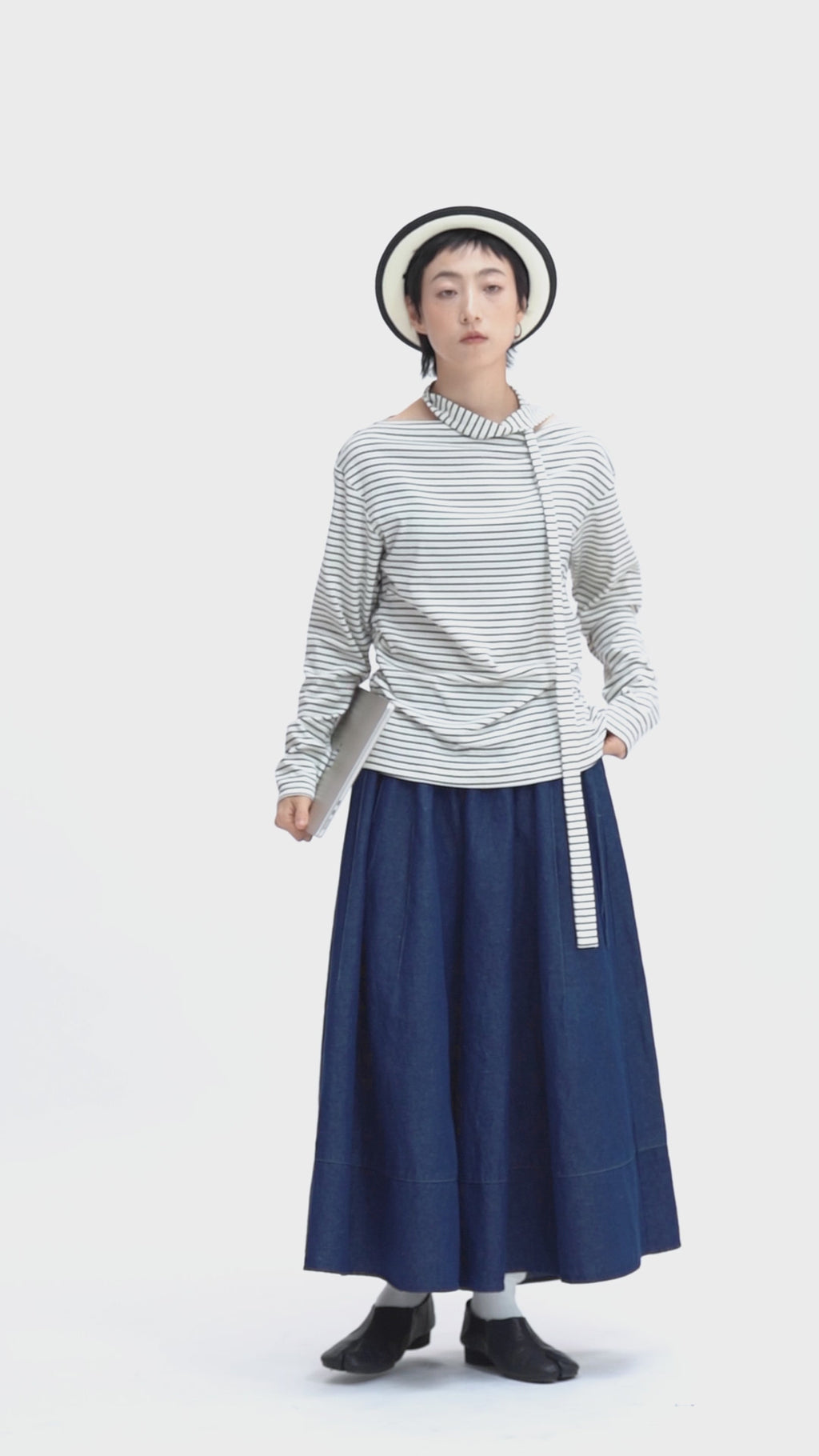 ストライプのシャツ