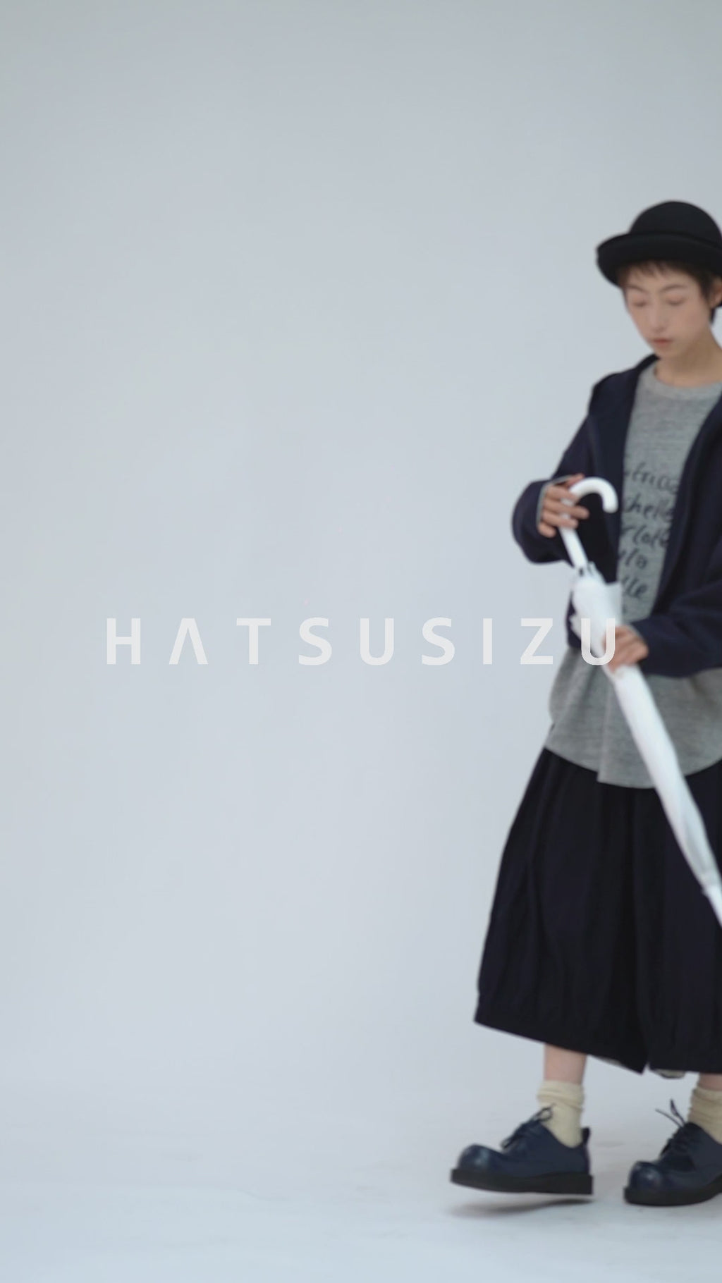 テクスチャープリント長袖Tシャツ